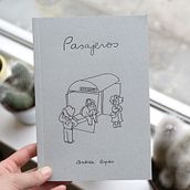 Pasajeros. Traditional illustration project by Andrea Espier - 08.01.2014