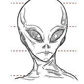 ALIENS, retratos (2015). Character Design, and Traditional illustration project by Daniel Hidalgo Sartori - 08.18.2017