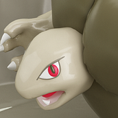 Pokémon - Golem #76. Projekt z dziedziny 3D użytkownika Julián Rodríguez - 17.10.2017