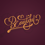 Beautiful Lettering | Mi Proyecto del curso: Los secretos dorados del lettering. Lettering project by Jonatas - 08.19.2017