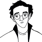 Bolaño, tinta sobre papel. Ilustração tradicional projeto de Pía Mena - 21.04.2017