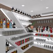 SKY BAR. Un projet de 3D, Design , Design d'intérieur et Infographie de Lorena García - 16.09.2016