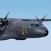 CASA CN235 - Ilustración vectorial. Un progetto di Illustrazione vettoriale di Carlos Venturelli - 24.08.2017