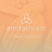 Amitashram / Holistic Massage, healthy natural oils. Br, ing, Identit, Graphic Design, and Packaging project by zurdadesign - 08.25.2017