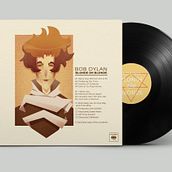 Rediseño de disco de Bob Dylan. Art Direction, Editorial Design, Vector Illustration, and Packaging project by Victor Cedillo - 08.28.2017