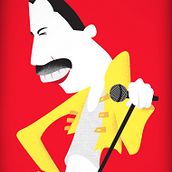 Ilustración de personajes para prensa: Freddie. Graphic Design, Traditional illustration, and Vector Illustration project by Claudio Baucela - 01.22.2018