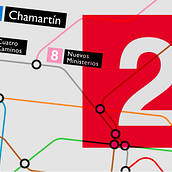 Metro de Madrid - Motion Graphics Map.. Motion Graphics project by Nabil Boufada Gonçalves - 04.03.2017