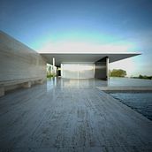Pabellón Van Der Rohe / 3D render. 3D, and Architecture project by Juan J. Moreno - 03.15.2015