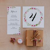 Invitación de boda M+J. Un progetto di Graphic design di Virginia Corona Blanco - 20.01.2017