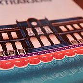 Ilustración de carpeta para folletos (junto con Cecilia Brarda). Traditional illustration, Vector Illustration, and Lettering project by Leti Guastoni - 08.31.2017