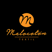 Melocotón Textil // Diseño de logo y aplicaciones de color. Un proyecto de Br, ing e Identidad y Diseño gráfico de Edgar Collazo - 09.07.2017