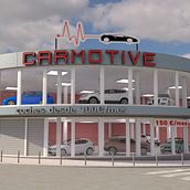 Edificio Carmotive. 3D, and Architecture project by Miguel Angel Calvo - 06.11.2016
