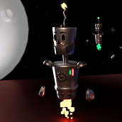 Mi Proyecto del curso: Introducción al Diseño y Modelado 3D con Blender. 3D project by Elisabeth García Naranjo - 09.08.2017
