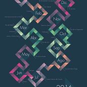 CALENDARIO 2016. Een project van Grafisch ontwerp van Tania Villegas - 08.09.2017