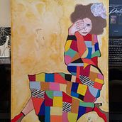 Pincel y mano : explosión de luz y color . Fine Arts, Design, Product Design, Traditional illustration, and Painting project by Elena OP - 09.09.2017