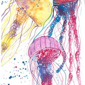 Tecnicas Modernas de Acuarela. Traditional illustration project by Dafne MoTo - 09.10.2017