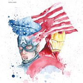 Civil War. Un projet de Illustration traditionnelle de Cristina Vaquero - 12.09.2017