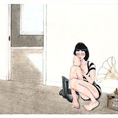 Hana y el día que el mundo se quedó en silencio. Fine Arts, and Traditional illustration project by Luis Montilla - 09.14.2017