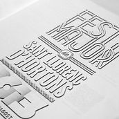 Revista FM 2013 Sant Llorenç d'Hortons. Projekt z dziedziny  Kaligrafia, Design, Grafika ed i torska użytkownika Seri Castellví - 16.09.2015