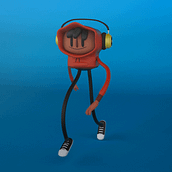 Walking Dude_Mi proyecto final para este curso. 3D, Animação de personagens, Artes plásticas, Cinema, Vídeo e TV, Direção de arte, Design de personagens, e Rigging projeto de Damian Palleiro - 16.09.2017