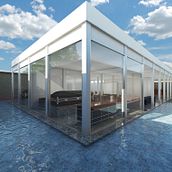 funeraria . Un progetto di 3D, Architettura, Architettura d'interni e Interior design di jordi reglá - 18.09.2017