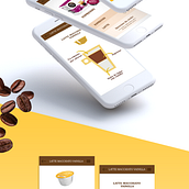 Dolce Gusto_APP. Projekt z dziedziny  Manager art, st, czn, Projektowanie graficzne i  Reklama użytkownika Monica Zarzalejo - 10.02.2015