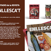 Revista Enllesca't. Un progetto di Design editoriale e Graphic design di Cristina Calero Martínez - 19.09.2017