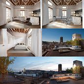 Arc Properties - Marlet 1. Un proyecto de 3D, Arquitectura, Arquitectura interior, Fotografía, Infografía y Post-producción fotográfica		 de Leonard Blum - 20.09.2017