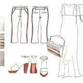Fashion collection Spring/Summer 2015-16. Un progetto di Illustrazione tradizionale di Irene Casanova Bandera - 21.09.2015