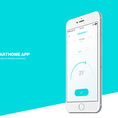 Smarthome app design Ein Projekt aus dem Bereich Interaktives Design von Lorena Sacristán - 15.06.2017