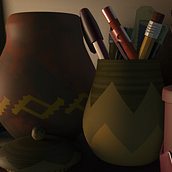 Modeling objects on a shelf.. 3D, Animation, Art Direction, Character Design, Design, Film, Video, TV, Interior Architecture, TV, and Video project by Israel Audelo Ruiz - 09.23.2017