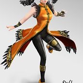 Ling Xiaoyu - Digital Painting . Lukisan proyek oleh ovi - 09.25.2017