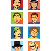 PIXEL FRIENDS. Un proyecto de Ilustración vectorial de Iván Herrera - 26.09.2017