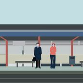 Créditos Eternal Sunshine Of The Spotless Mind. Un proyecto de Animación, Cine, vídeo, televisión, Diseño, Ilustración tradicional, Ilustración vectorial y Multimedia de Pati Sánchez - 26.09.2017