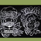 Ilustración mural. Fine Arts, Br, ing, Identit, Calligraph, Traditional illustration, and Lettering project by Irene Gala - 09.27.2017