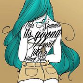 Summer. Un progetto di Illustrazione tradizionale e Illustrazione vettoriale di Maria Isabel Román Rodríguez - 27.09.2017