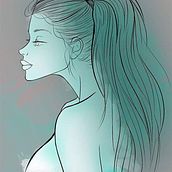 Blue. Un progetto di Illustrazione tradizionale di Maria Isabel Román Rodríguez - 27.09.2017