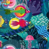 PECES. Traditional illustration project by Julia Cuny - 09.28.2017