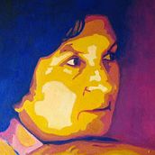 Retrato.Acrílico. . % Mónica Fernández tarafından hazırlanan Tablo projesi - 11.04.2017