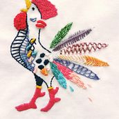 Mi Proyecto del curso: Técnicas de bordado: ilustrando con hilo y aguja. Arts, and Crafts project by Mercedes Rodríguez - 10.02.2017