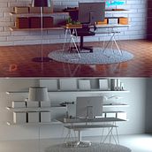 architect office. Projekt z dziedziny 3D,  Architektura i Architektura wnętrz użytkownika Jhan Bardales - 03.10.2017