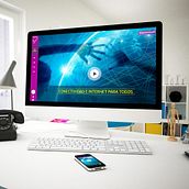 Conectividad e internet para todos. Art Direction, and Web Design project by Silvia Tateo - 09.05.2016