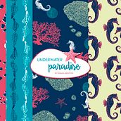 "UNDERWATER PARADISE" - Colección de Estampados para Wallpaper . % Raquel Montoya tarafından hazırlanan Tasarım, Desen Tasarımı, Grafik Tasarım, Geleneksel illüstras, Ve on projesi - 10.11.2017