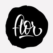 Proyecto de logotipo caligráfico: Flor . % Florencia Urbinati tarafından hazırlanan Harfler projesi - 10.11.2017