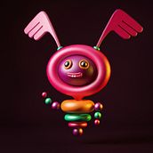 Language Exchange with Babelio and Eve. 3D project by Carlos LM - 10.11.2017