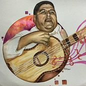 Negro Marcelino Huapango. Projekt z dziedziny Sztuka miejska,  Sztuki piękne, Design, Trad, c, jna ilustracja i  Malarstwo użytkownika Héctor Armando Domínguez Rodríguez - 11.10.2017