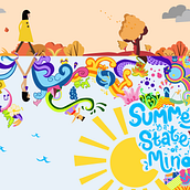 Summer is a state of mind. Vector Illustration project by Laura Colored - 09.09.2017