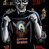 Joker cartel publicitario. Een project van Stripboek y Ontwerp van personages van Sergio Bravo Alvarez - 13.10.2017