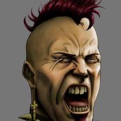 AnarcoPunk. Een project van  Ontwerp y Traditionele illustratie van Sergio Bravo Alvarez - 13.10.2017