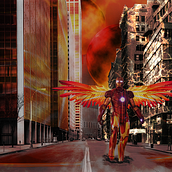 Fotomontaje de Iron Man. Graphic Design project by Marii Cabrera - 10.18.2017